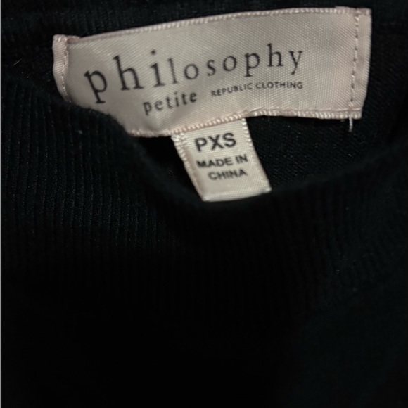 Philosophy Black Turtleneck Sweater - Picture 6 of 6
